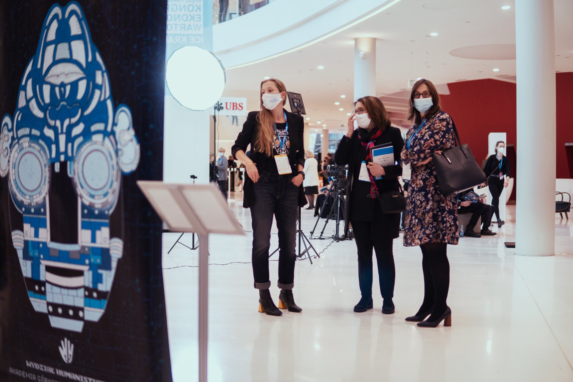 The EduVRLab stand at 2022 Open Eyes Economy Summit in Kraków