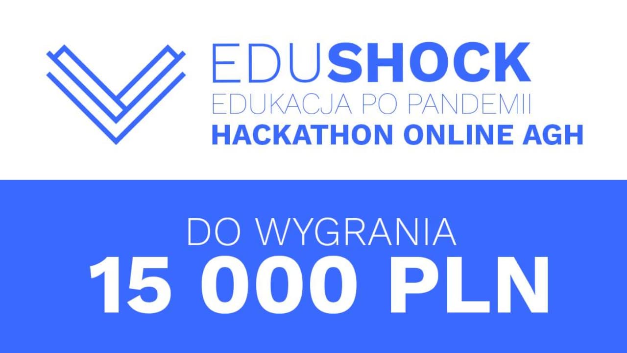 Grafika reklamowa hackathonu EduShock